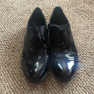 Born Black Patent Oxfords